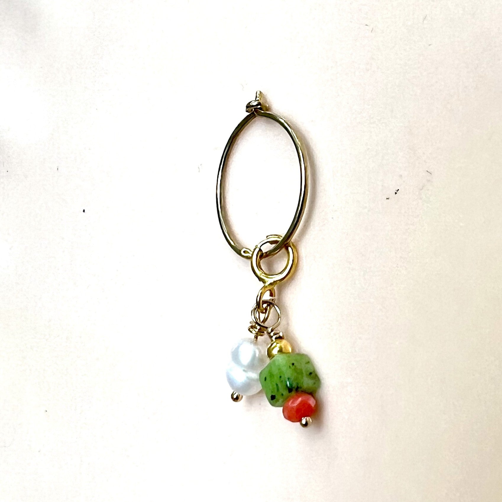 1 Bedel Lucky Love, koraal, groene jade