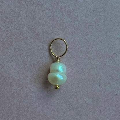 1 Bedel Pearl, witte zoetwater parel