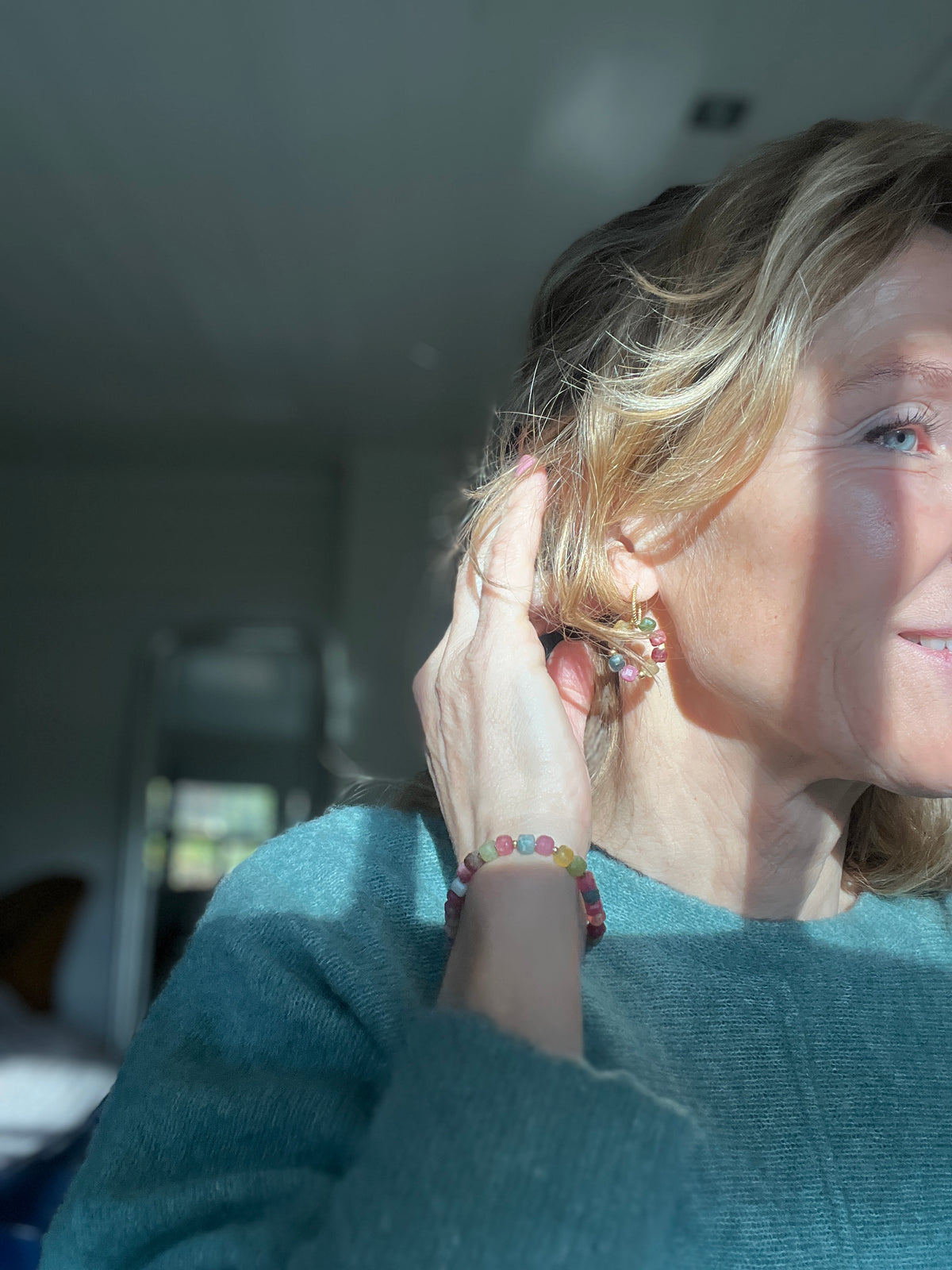 Armband All of you, multicolour toermalijn