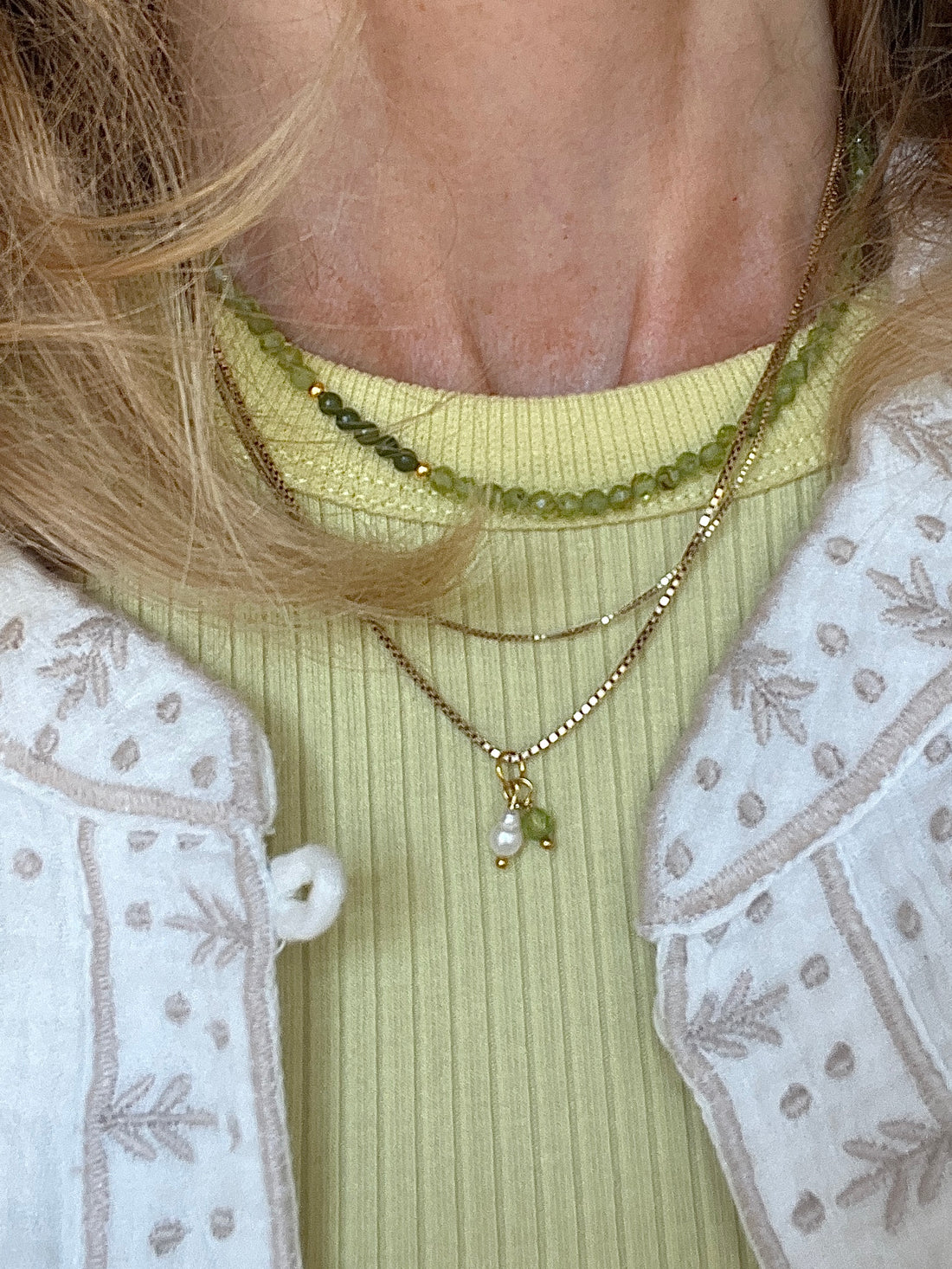 Ketting Your Own Way,  groene peridoot