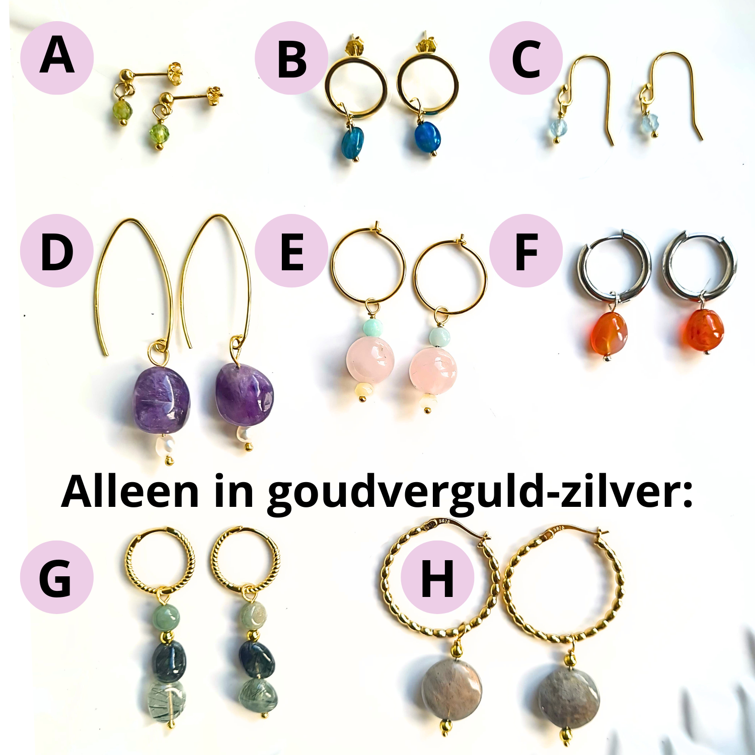 Oorbellen Blue Shades, amazoniet, apatiet, parel