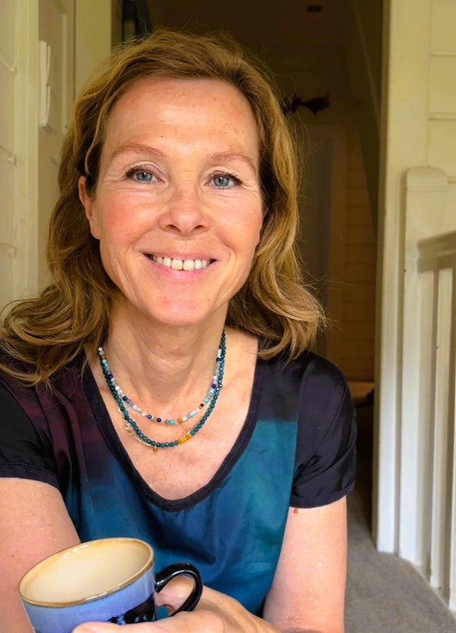 Ketting Sunny Dreams, turquoise jade en gele agaat