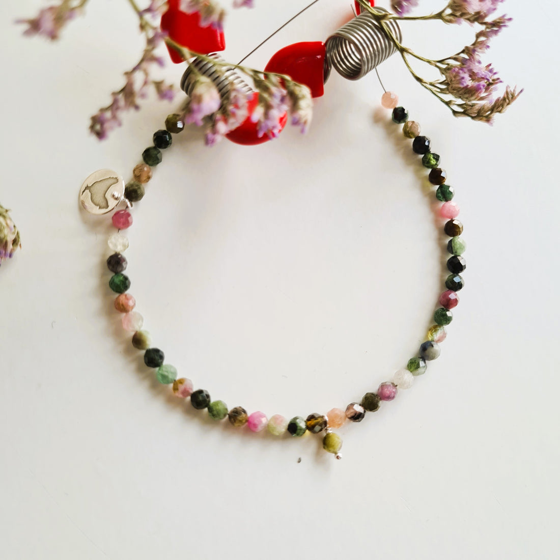 Enkelbandje Leah, toermalijn