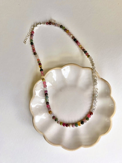 Ketting Confidence, toermalijn, labradoriet
