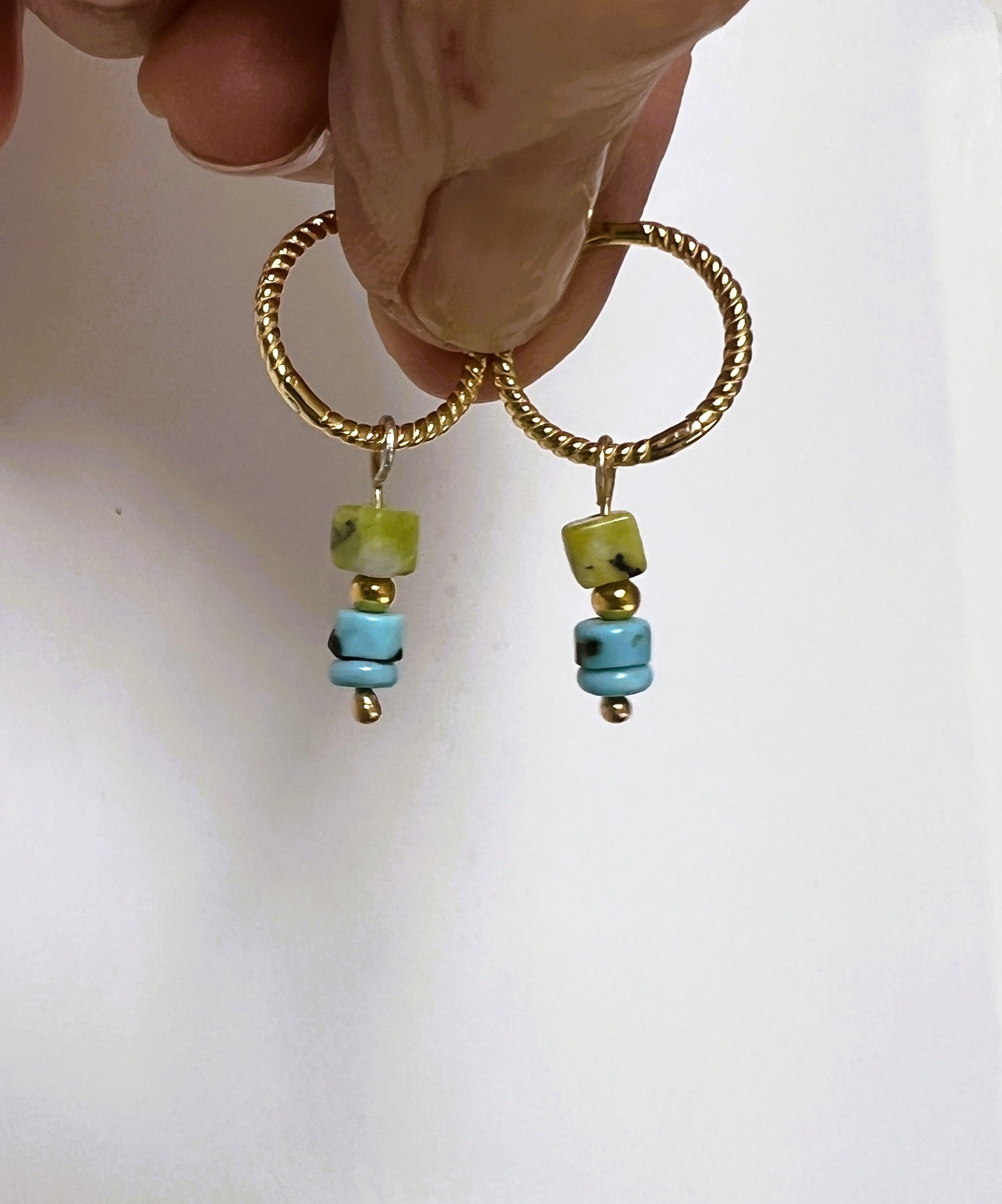 1 Bedel Chance, groene jade, turquoise