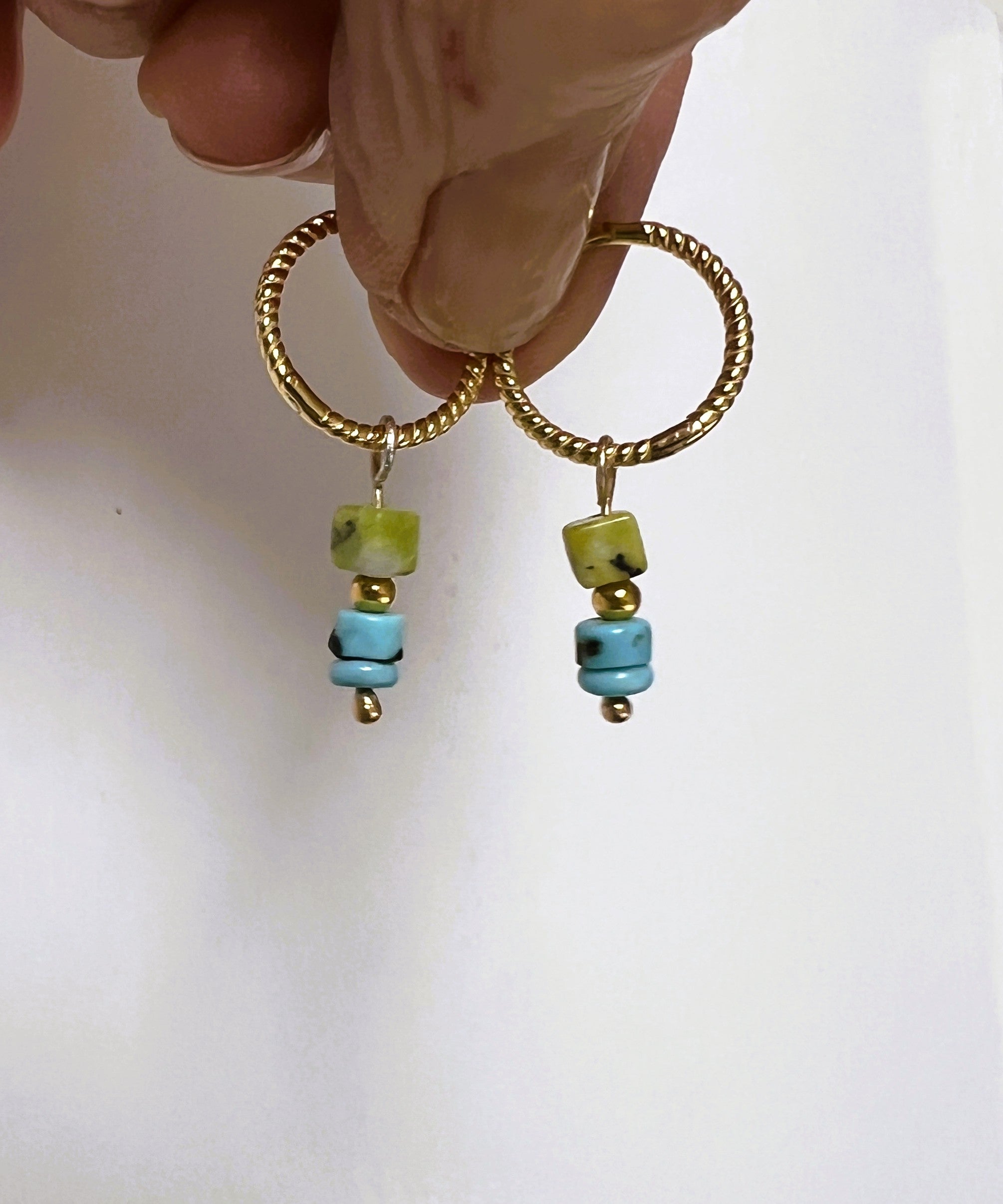 1 Bedel Chance, groene jade, turquoise