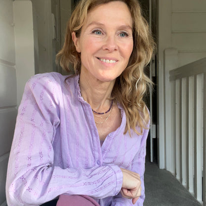 Ketting Purple Love, amethist, labradoriet