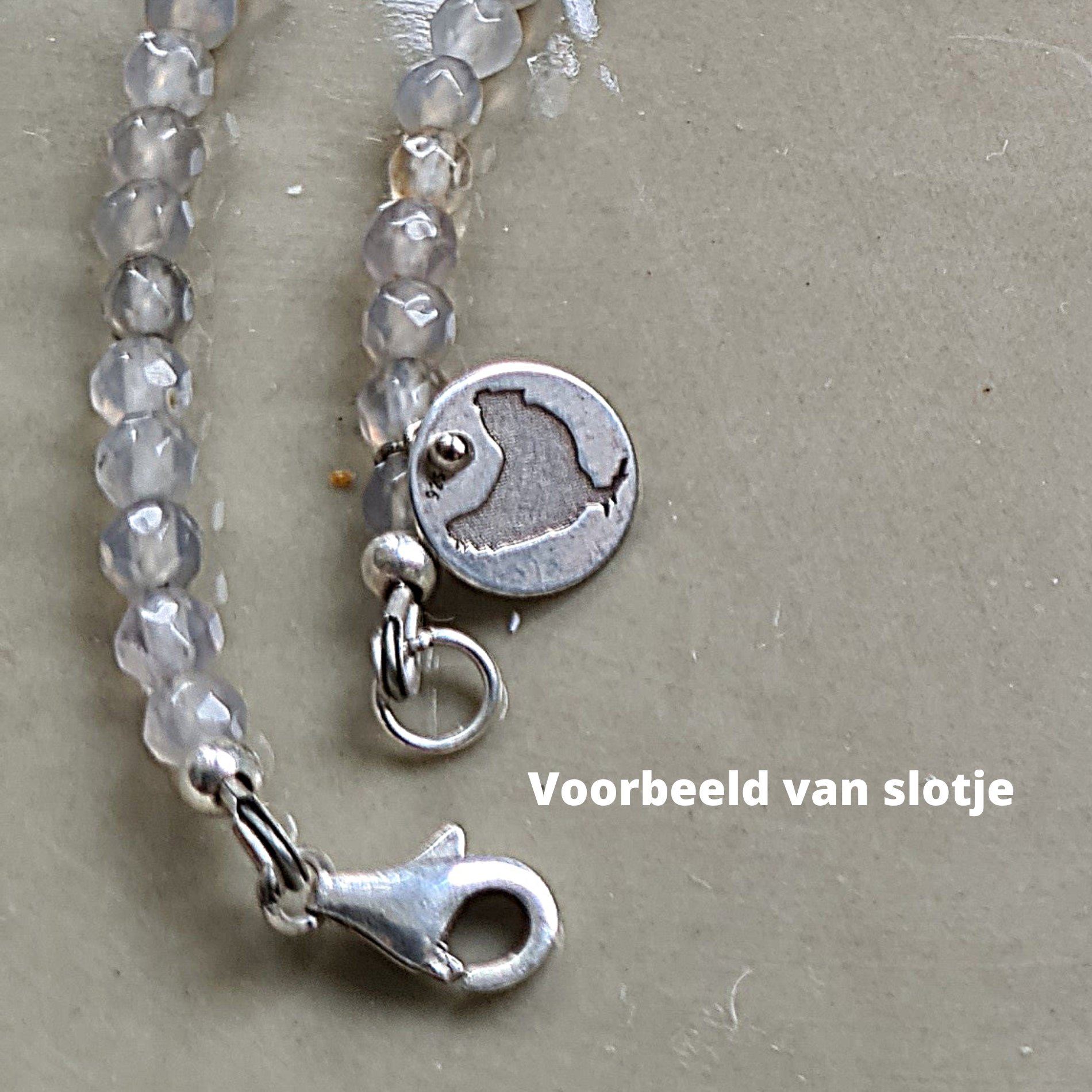 Ketting Sun &amp; Moon, zonnesteen, maansteen, labradoriet