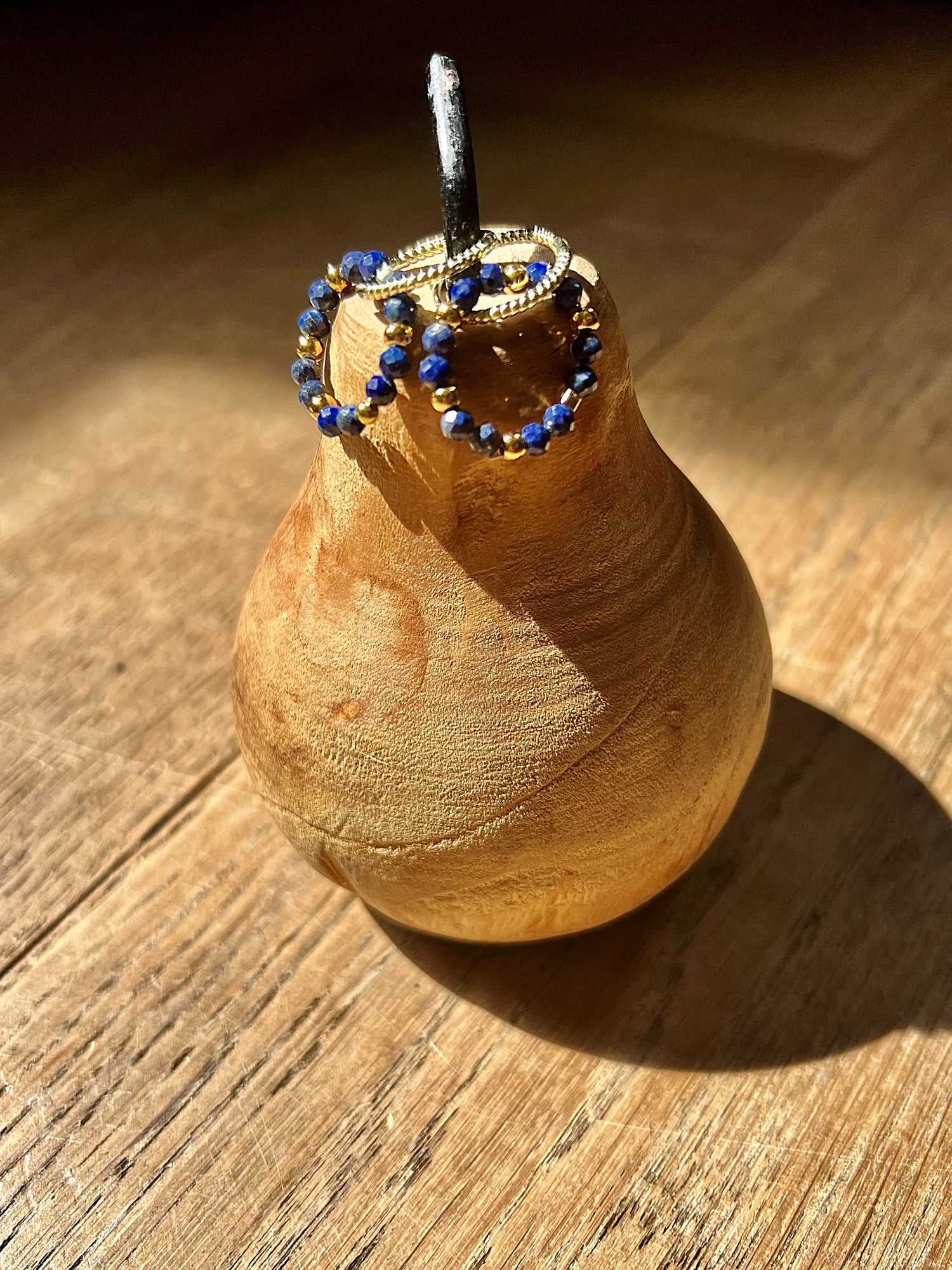 Oorbellen Expression, lapis lazuli