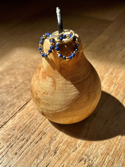Oorbellen Expression, lapis lazuli