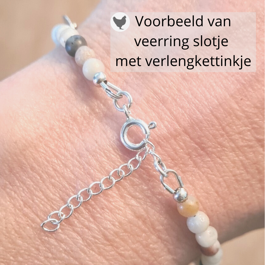 Armband Sun &amp; Moon, zonnesteen, maansteen, labradoriet