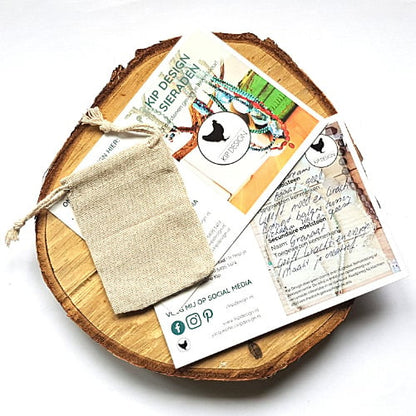 Unisex armband Hidden Forest, zoisiet, afrikaans turquoise