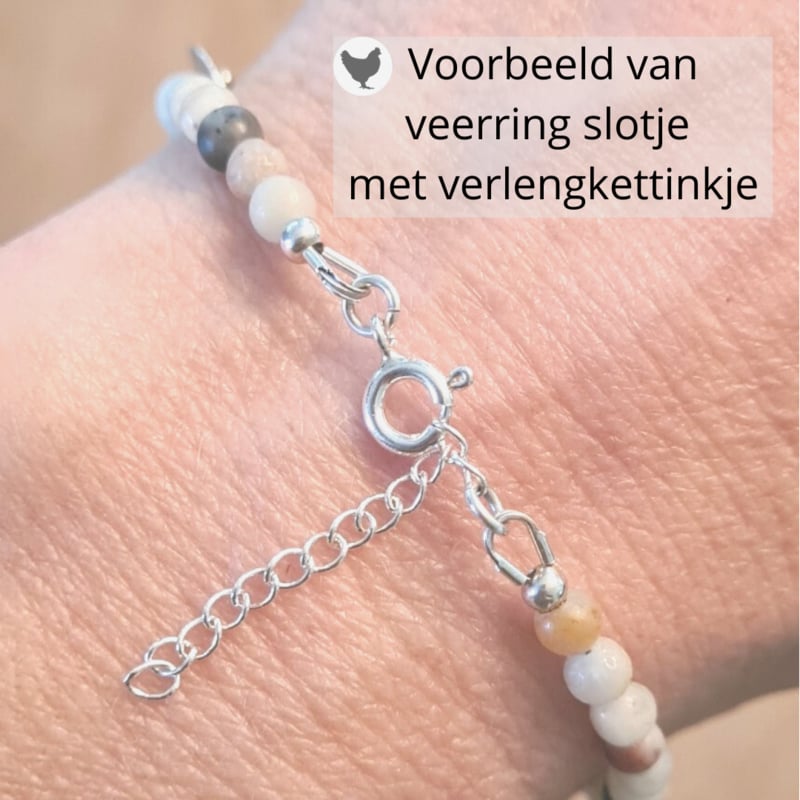 Armband Dutch Sky, aquamarijn, apatiet en labradoriet