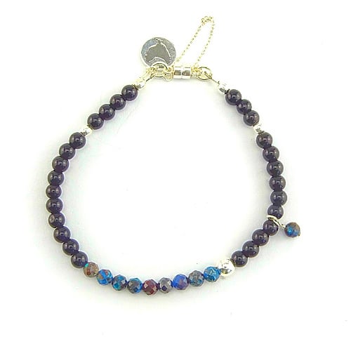 Armband Dark Sea, onyx en chrysocolla